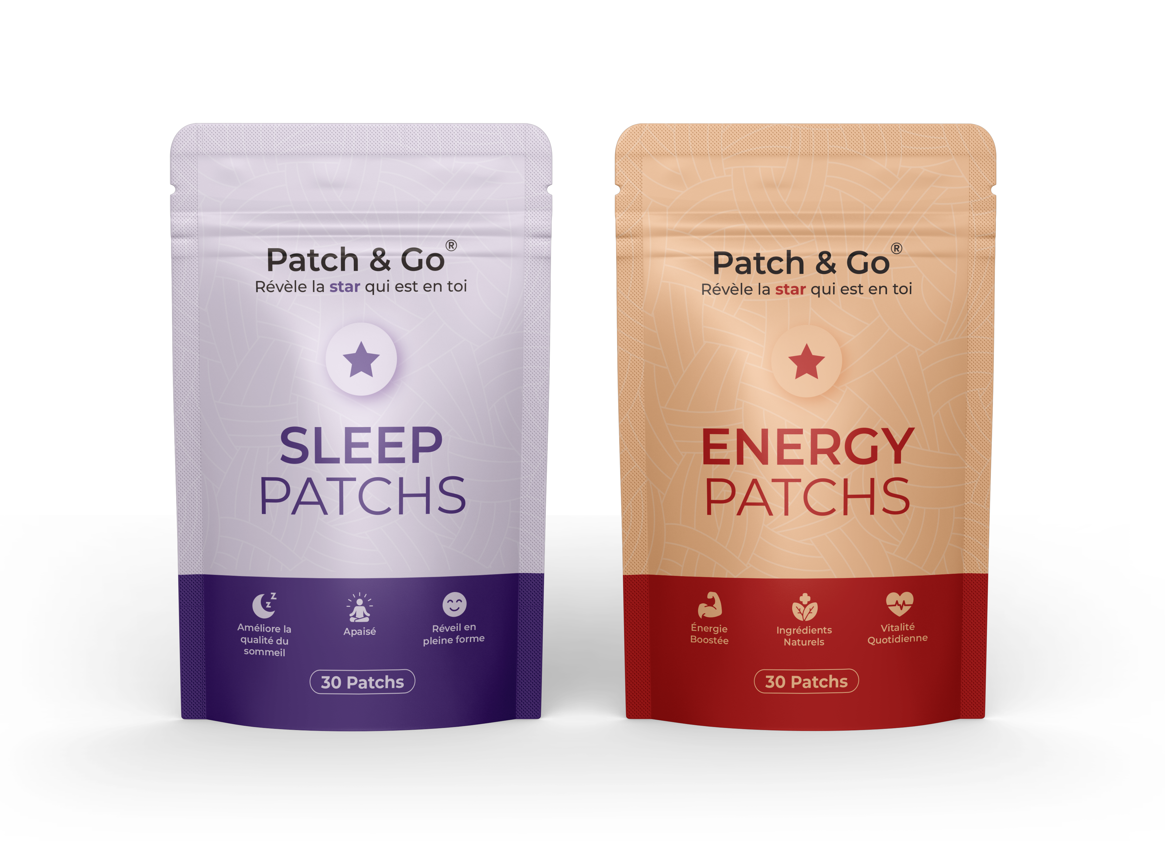 Patch & Go Sleep + Energy – Pack Duo Sommeil & Énergie
