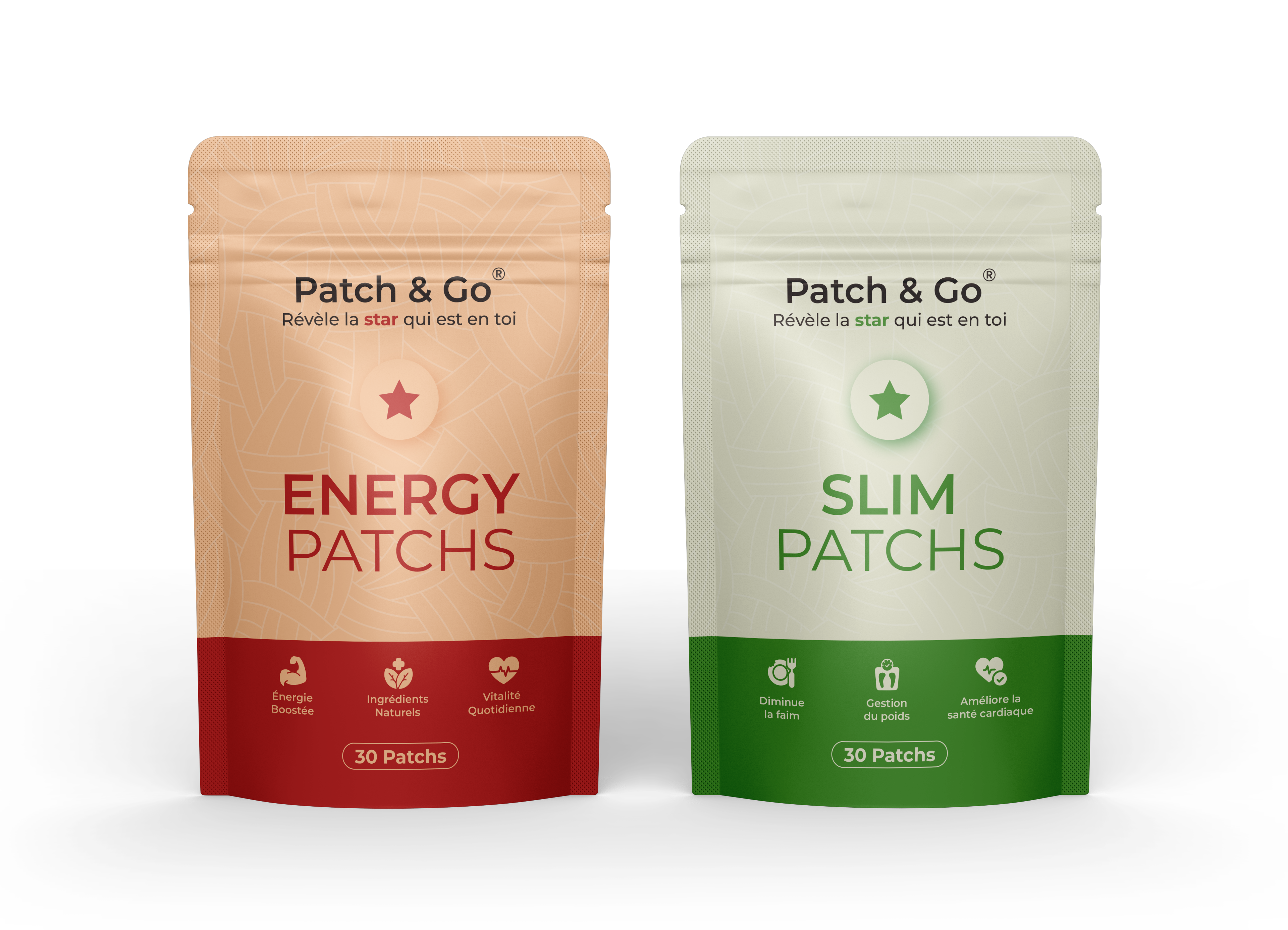 Patch & Go Energy + Slim – Pack Duo Vitalité & Minceur